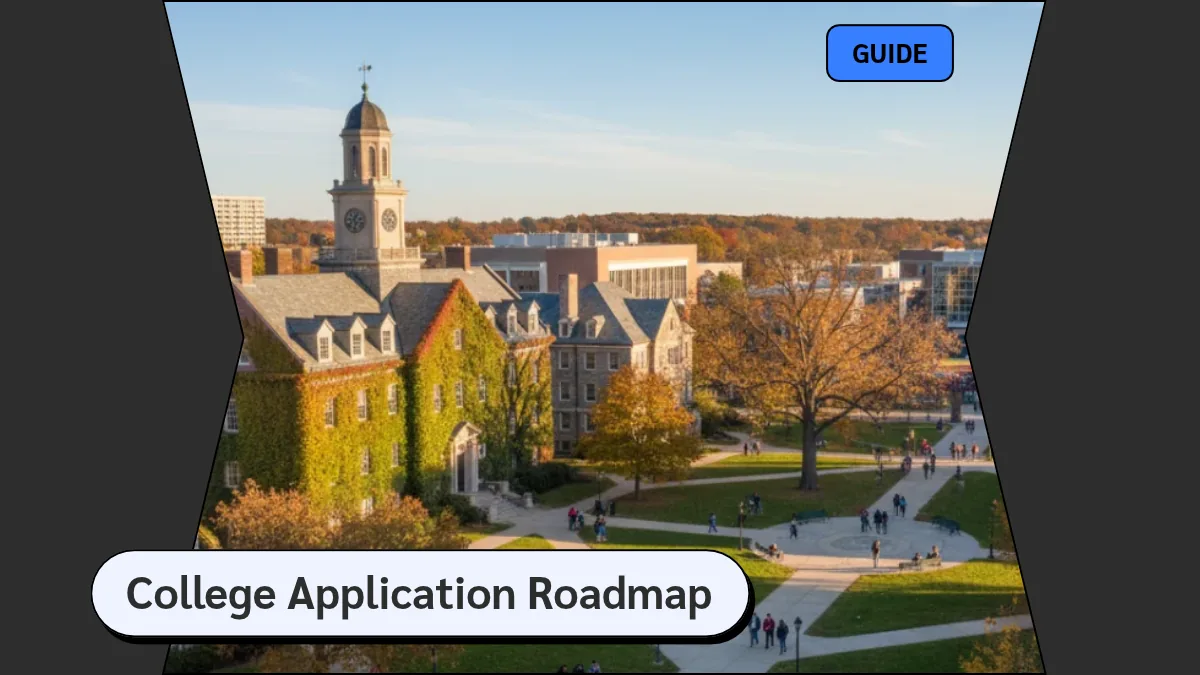 College Application Roadmap guide from Backrs